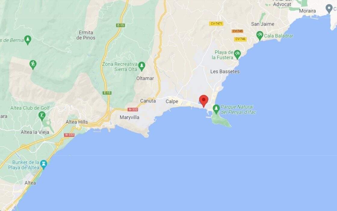 Квартира 119 кв.м в Кальпе с панорамным видом на море