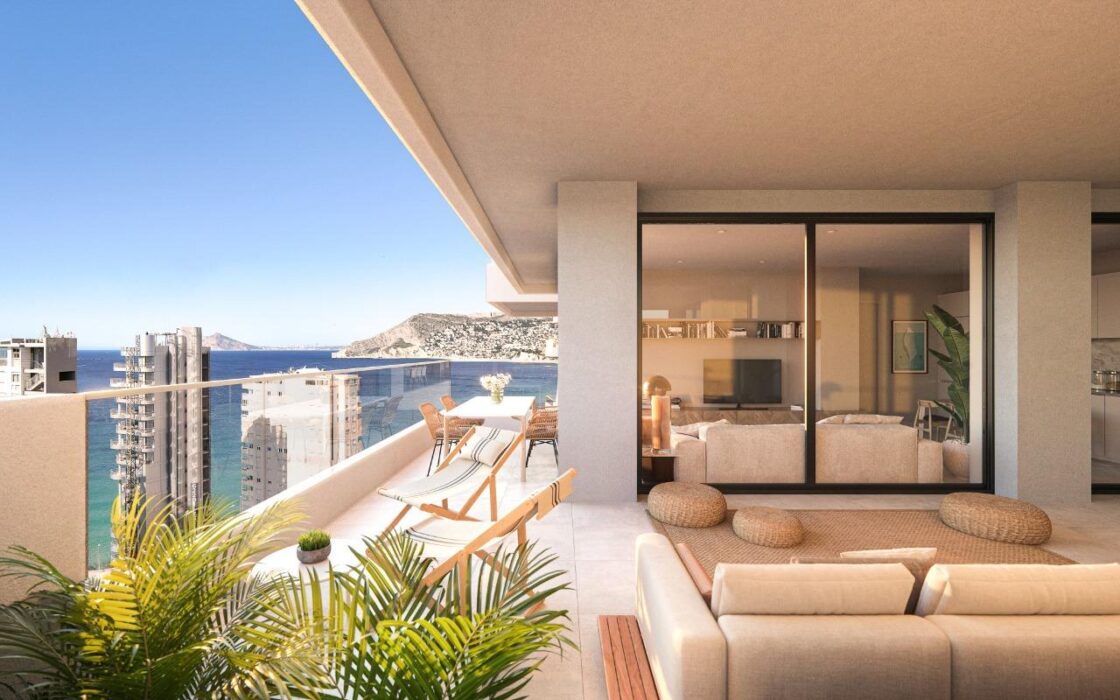 Квартира 119 кв.м в Кальпе с панорамным видом на море