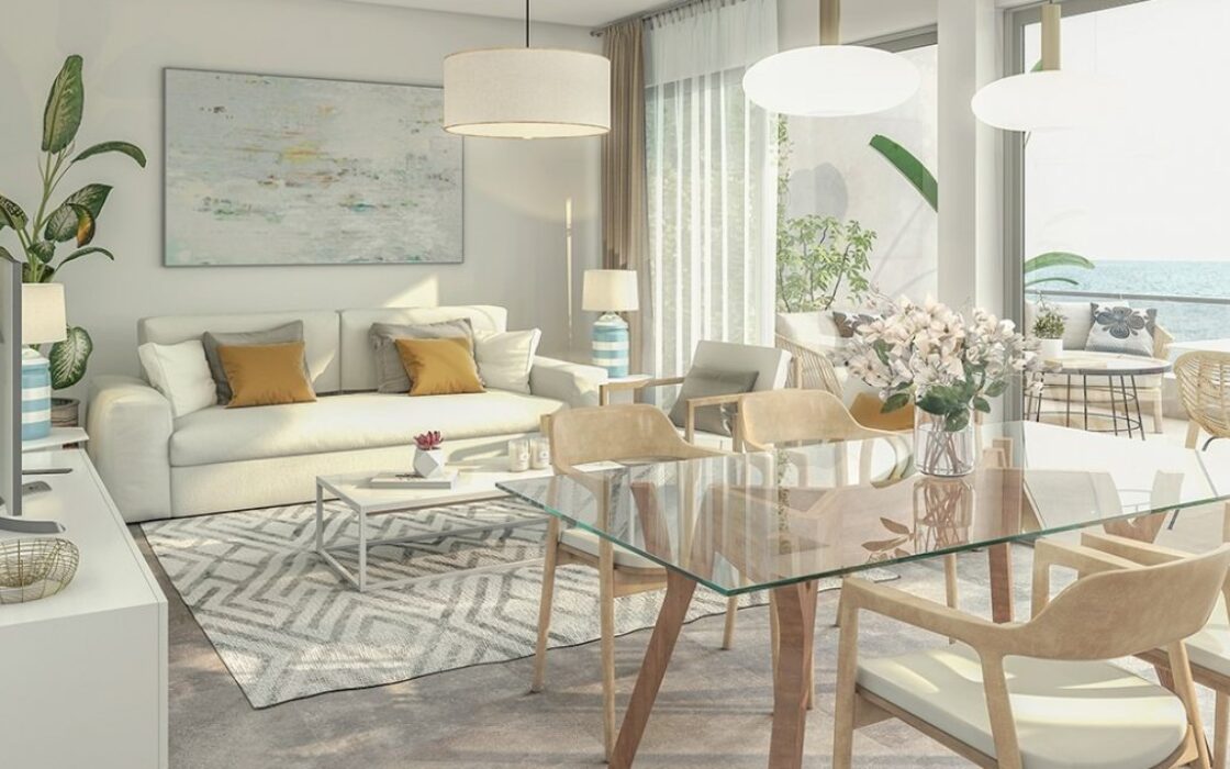 Апартаменты в Аликанте 128 кв.м с террасой у моря