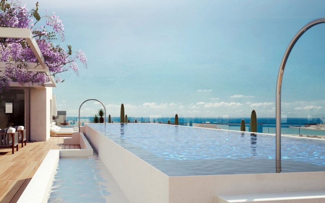 Апартаменты в Аликанте 128 кв.м с террасой у моря