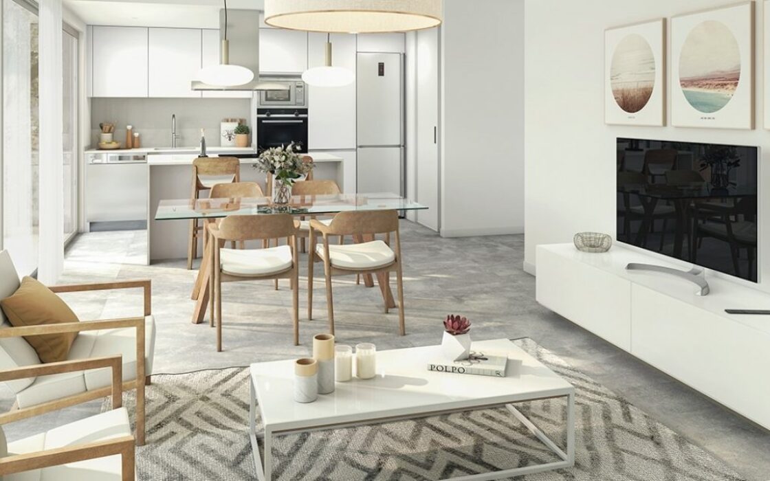 Апартаменты в Аликанте 128 кв.м с террасой у моря