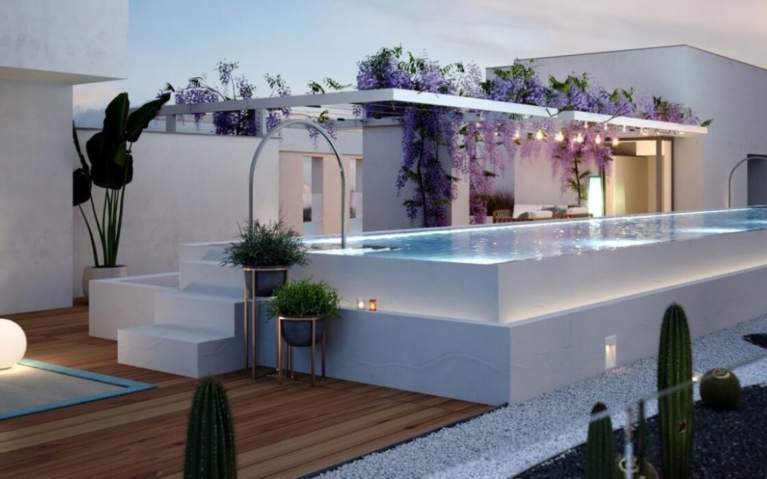 Апартаменты в Аликанте 128 кв.м с террасой у моря