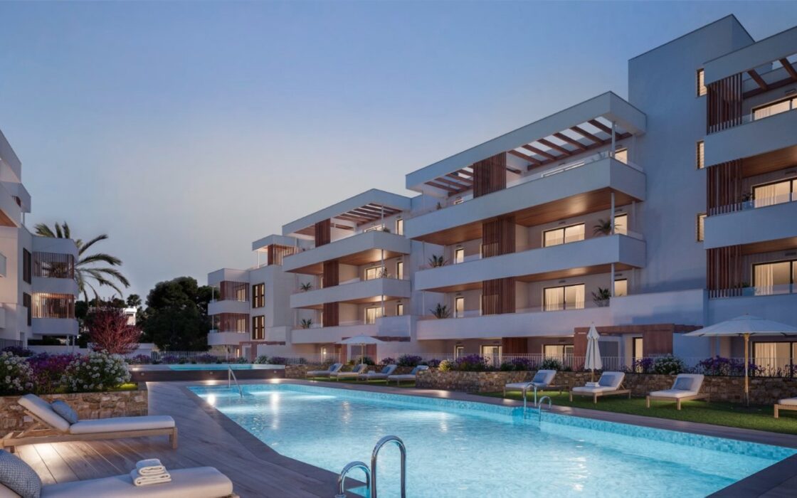 Апартаменты 92 кв.м в Аликанте у моря с террасой