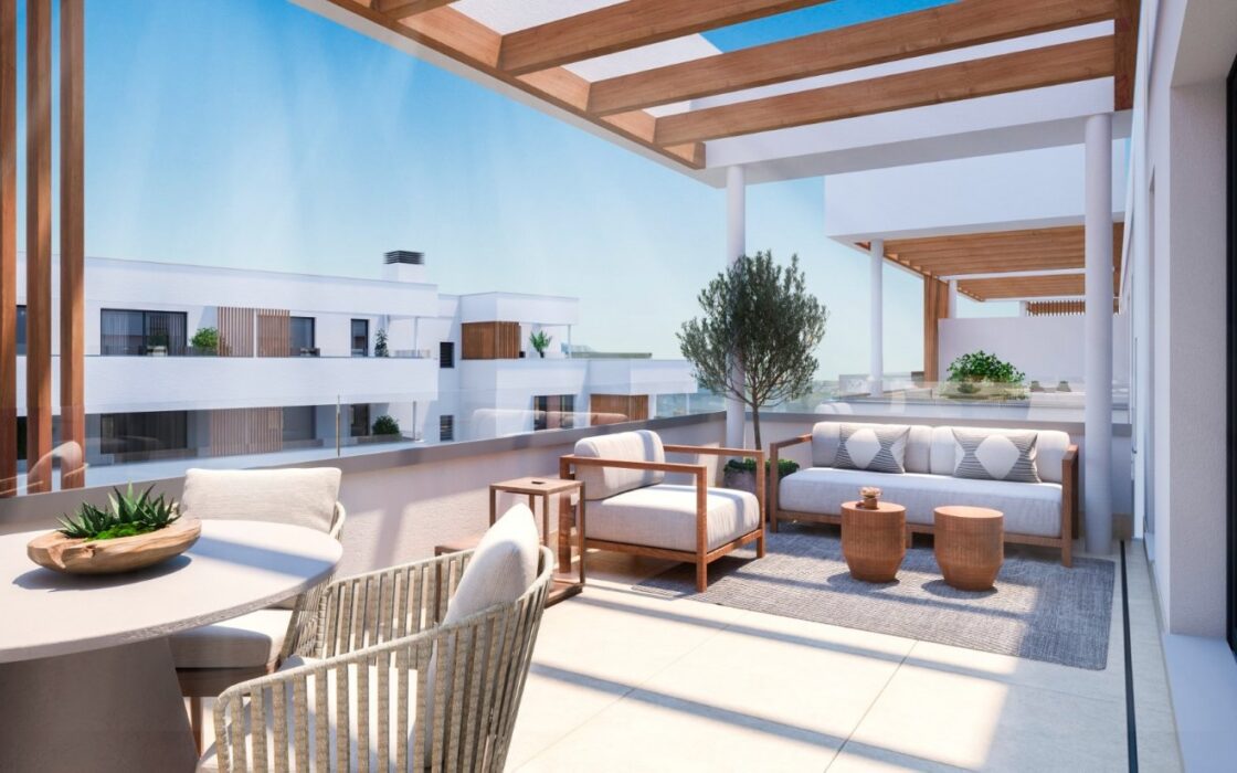 Апартаменты 92 кв.м в Аликанте у моря с террасой