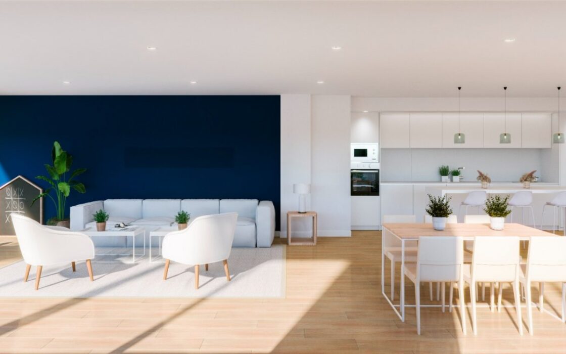 Апартаменты 62 кв.м у моря в Аликанте с террасой