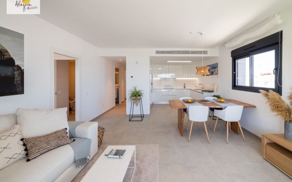 Новые апартаменты в Гран Алаканте у моря с видом на море