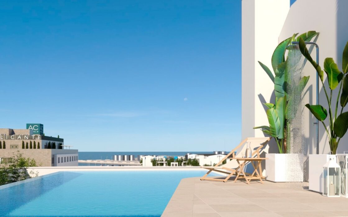 Апартаменти 102 кв.м в Аликанте у моря з терасою