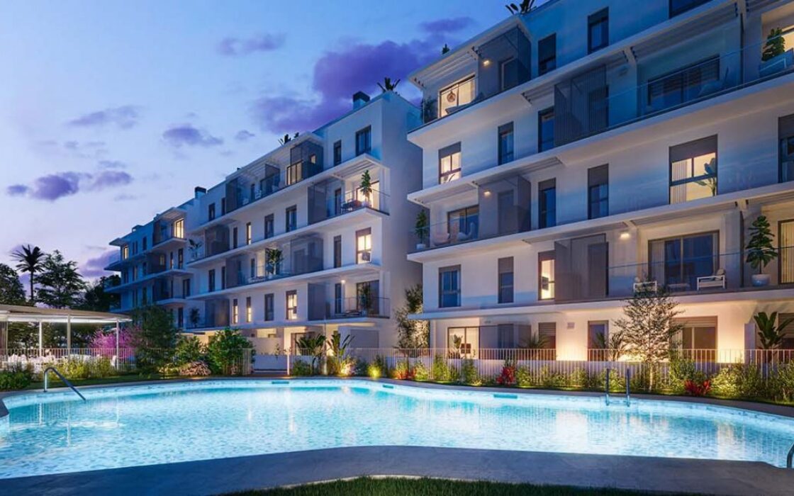 Апартаменты в Дении с видом на море 2-3 комнаты 78 кв.м