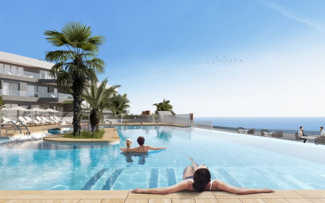 Квартири в Агиласі у моря з терасами та видами 92 кв.м.