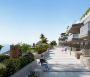 Квартири в Агиласі у моря з терасами та видами 92 кв.м.