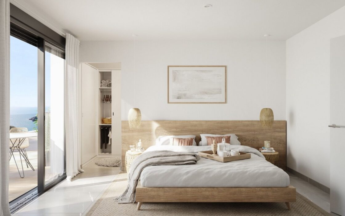 Квартири в Агиласі у моря з терасами та видами 92 кв.м.