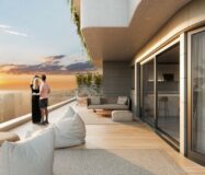 Квартири у моря в Агиласі з терасами та прекрасним видом