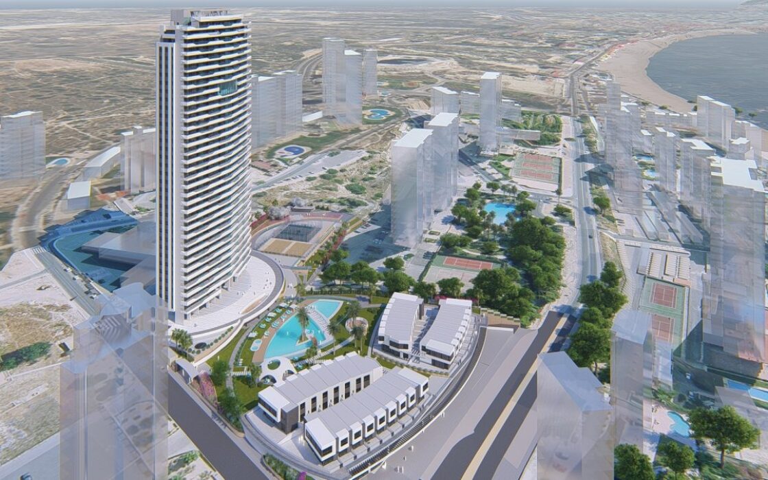 Квартира с террасой и прекрасным видом в Бенидорме 87 кв.м