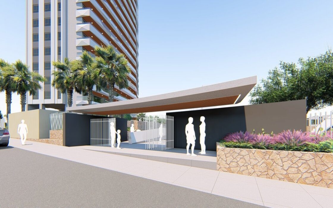 Квартира с террасой и прекрасным видом в Бенидорме 87 кв.м