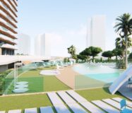 Квартира с террасой и прекрасным видом в Бенидорме 87 кв.м