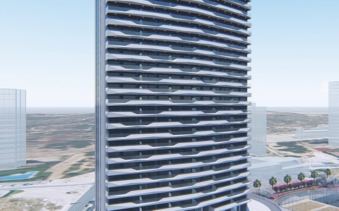 Квартира с террасой и прекрасным видом в Бенидорме 87 кв.м