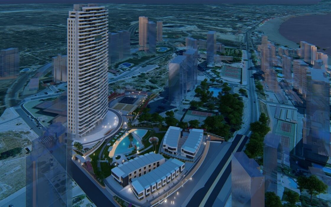 Квартира с террасой и прекрасным видом в Бенидорме 87 кв.м