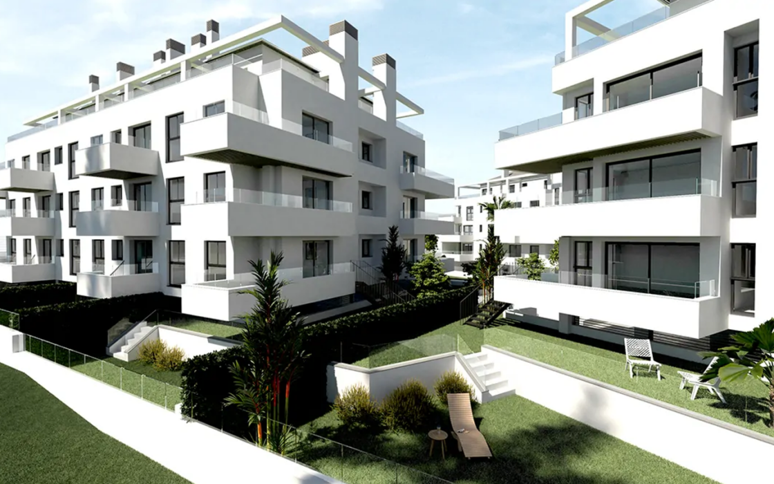 2-комнатные апартаменты в Sitio de Calahonda с террасой 116 кв.м