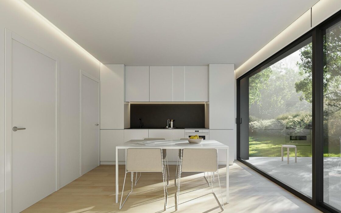 Эксклюзивные дома с террасами в Альфас-дель-Пи 105 кв.м