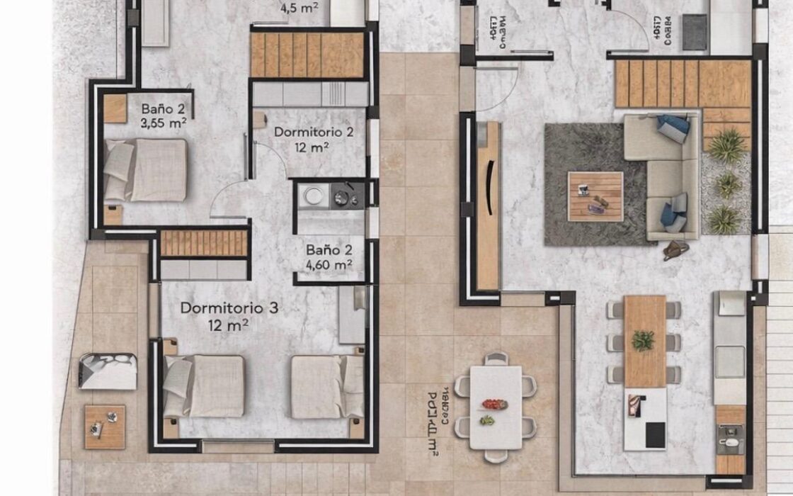 Современная вилла с бесконечным бассейном в Финестрате 151 кв.м