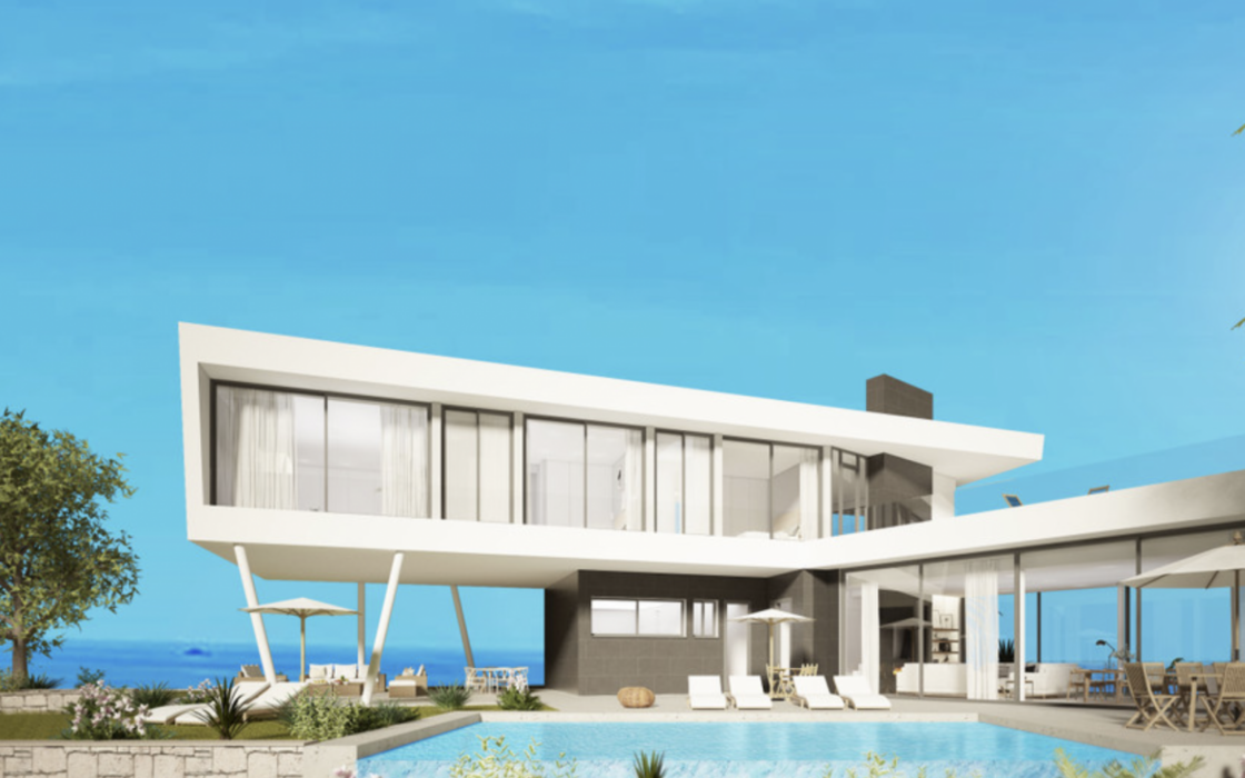 Вилла с 4 спальнями у моря в Михасе, площадь 298 кв.м