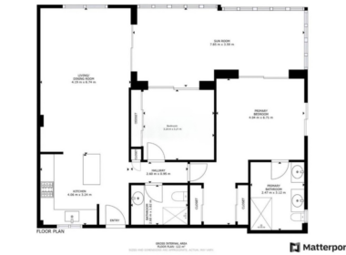 Просторная 2-комнатная квартира в Альтос Мирафлорес с террасой