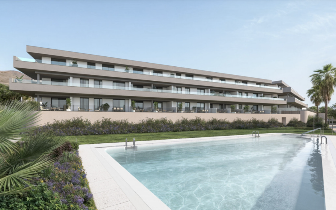 Новий житловий комплекс з терасою в Малазі 2 кімнати 70 кв.м