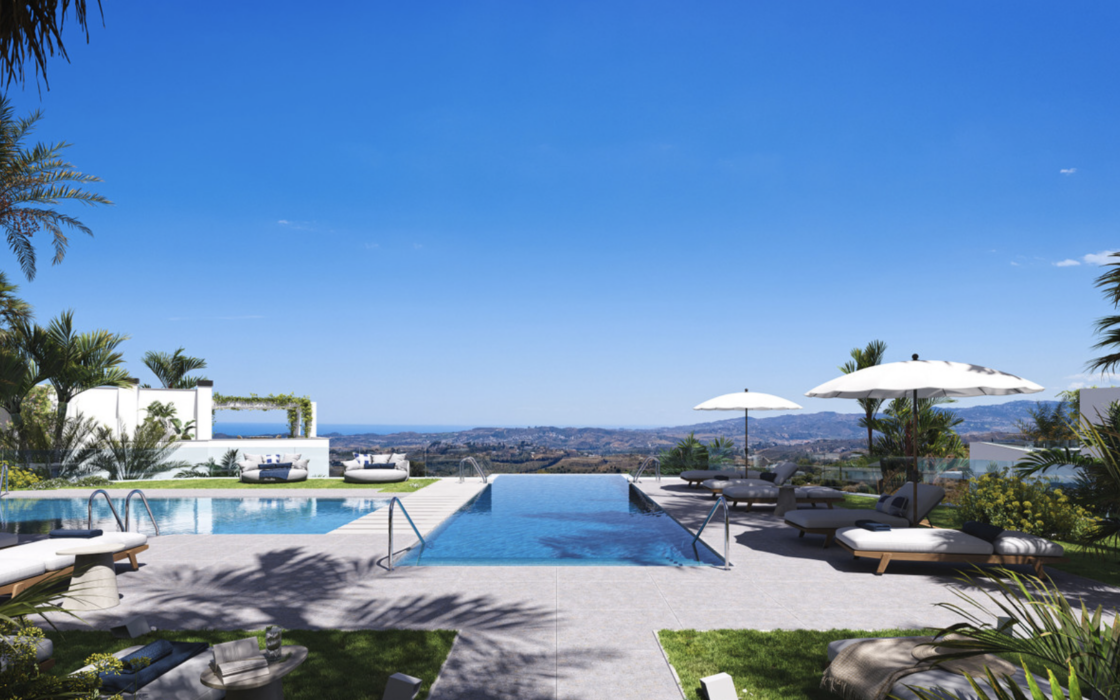 Новая Квартира с Террасой в Михас-Коста, 76 кв.м, 2 Спальни