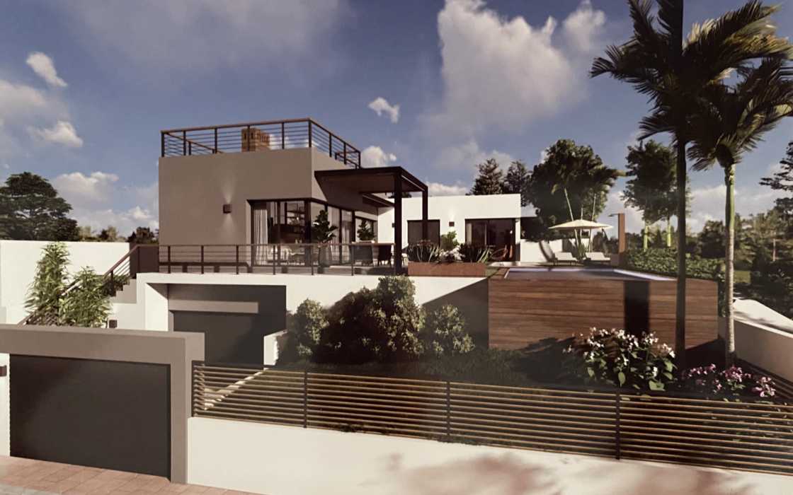 Вилла с террасой в Тарифе, 3 спальни, 220 кв.м.