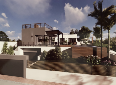 Вілла з терасою в Тарифі, 3 спальні, 220 кв.м.