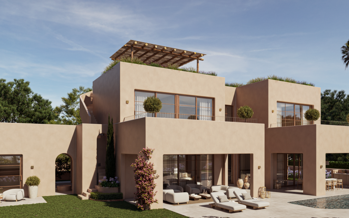 Дизайн-вилла 664 кв.м с террасой в Марбелье, Золотая Миля